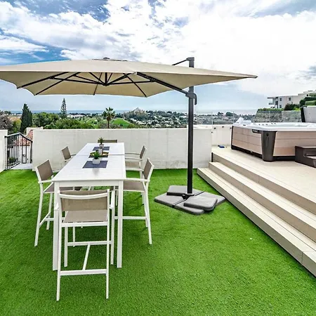 Amazing Penthouse Paraiso Pueblo And Hottub Rdr498 Apartment Estepona